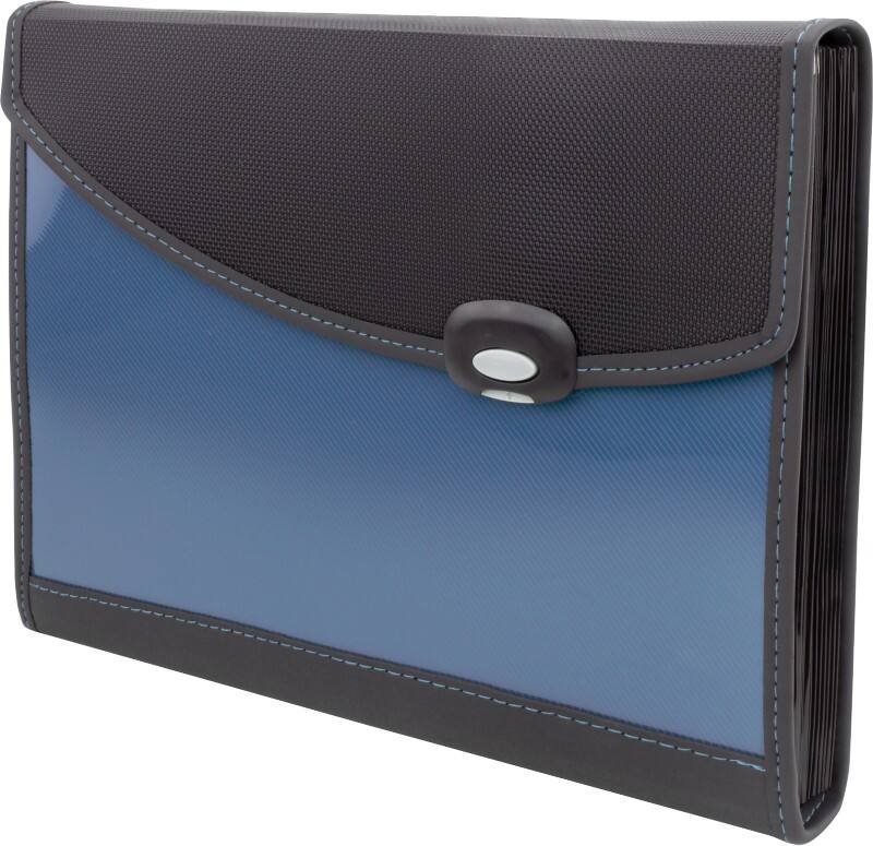 Dossier extensible Rapesco 7 pochettes A4+ PP (Polypropylène) Vierge Bleu 0679