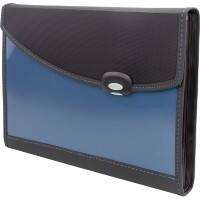 Dossier extensible Rapesco 7 pochettes A4+ PP (Polypropylène) Vierge Bleu 0679