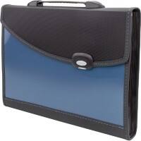 Dossier extensible Rapesco 13 pochettes A4+ PP (Polypropylène) Vierge Bleu 0681