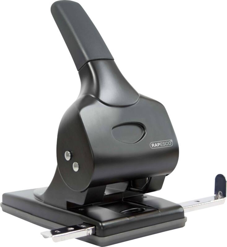 Perforatrice gros travaux Rapesco 2 perforations Métal, plastique 65 feuilles 1015 Noir