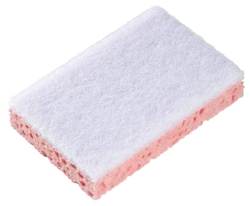 Éponge grattante Spontex Sponrex 31&nbsp;Viscose 10 unités Blanc, rose
