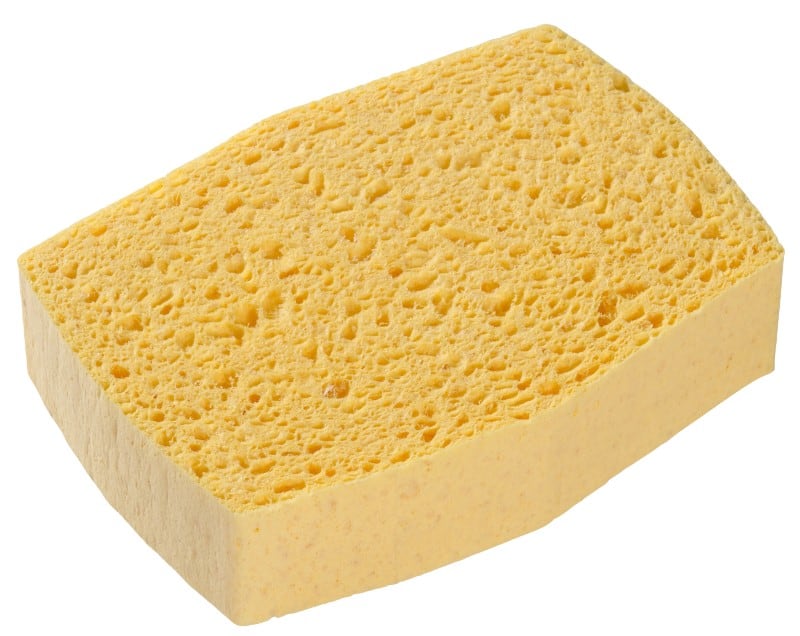 Éponge Spontex Azella 93&nbsp;Traditionnel Humide 10 unités Jaune