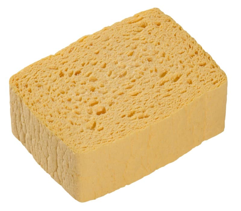 Éponge Spontex Azella 40&nbsp;Traditionnel Sec 10 unités Jaune