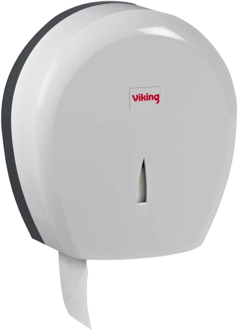 Viking Yaliss Jumbo 400 Toiletpapierdispenser Afsluitbaar Wit
