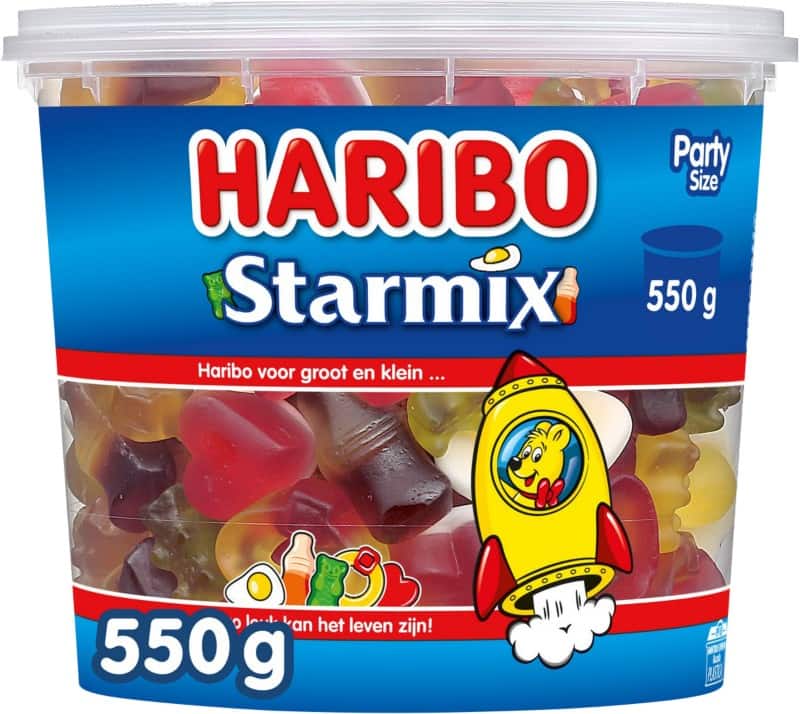 Gommes aux fruits Haribo Starmix Assortiment 550 g