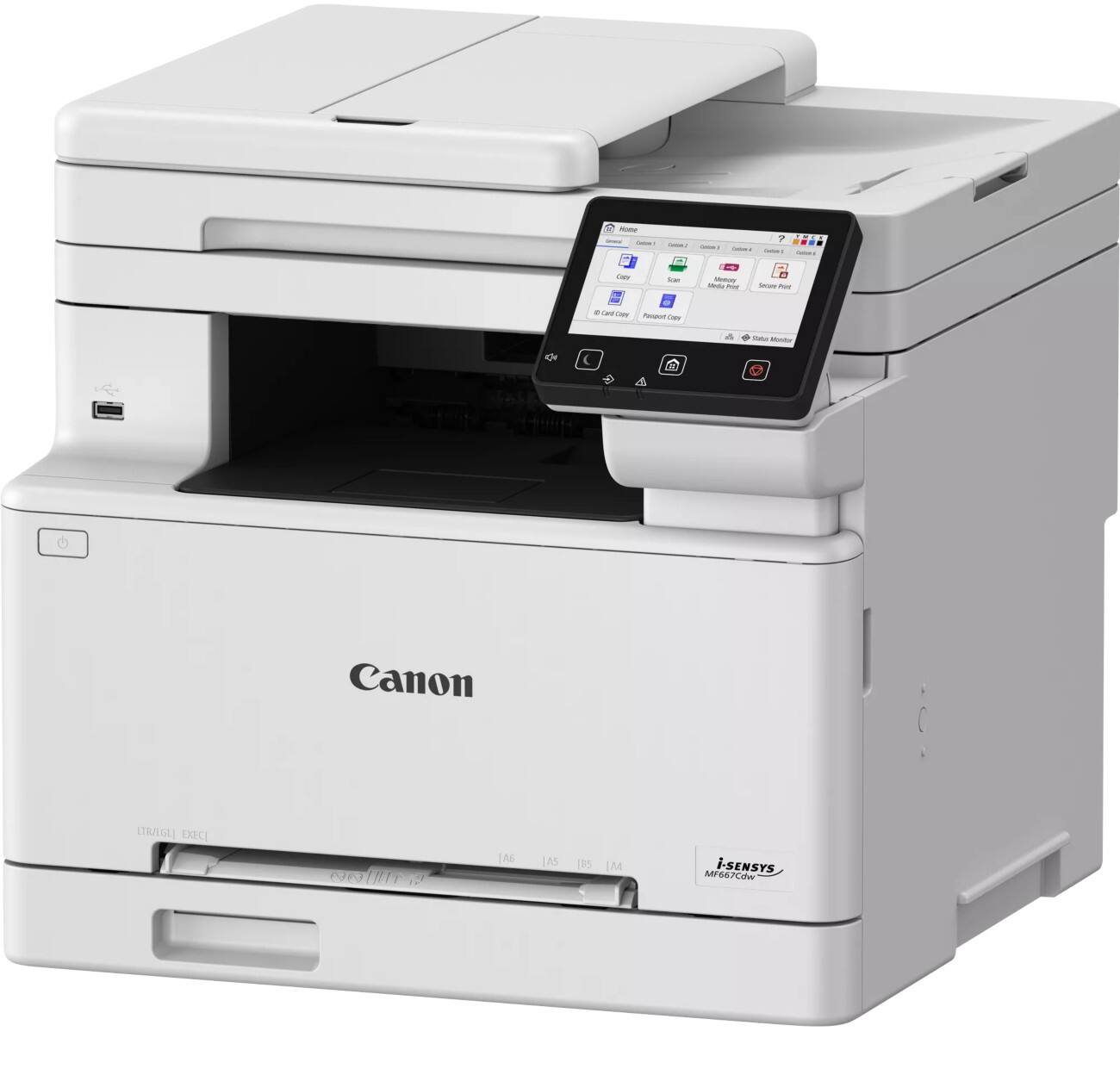 Imprimante multifonction Canon Série i-SENSYS MF6600 MF667Cdw Couleur Laser A4 Blanc, noir