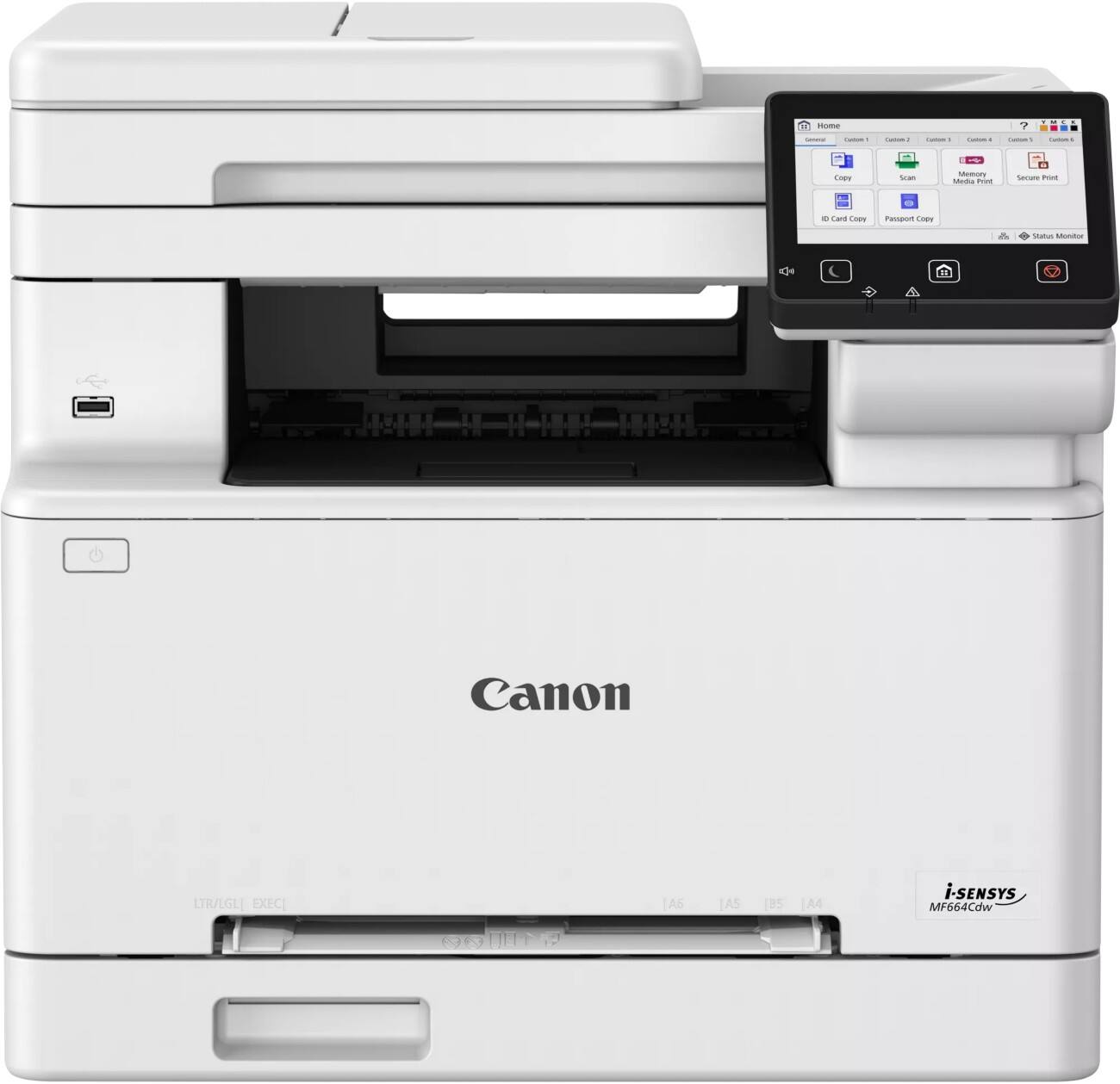 Imprimante multifonction Canon Série i-SENSYS MF6600 MF664Cdw Couleur Laser A4 Blanc, noir