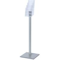 Porte-brochures SHOWDOWN DL Argenté MB4C110 330 (L) x 330 (P) x 1060 (H) mm MB4C110