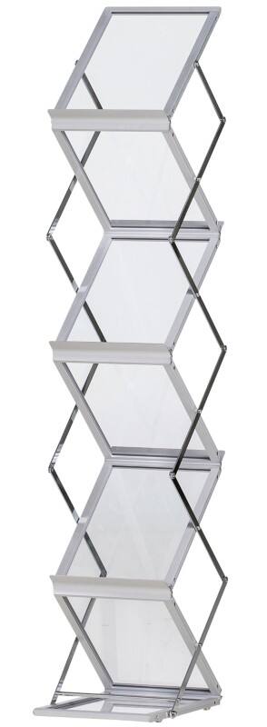 SHOWDOWN Folderrek Zilver BHZZA 280 (B) x 350 (D) x 1.430 (H) mm