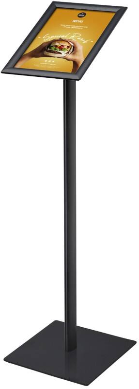 SHOWDOWN Displaystandaard A4 Aluminium, staal Zwart MBA4G25C9005