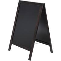 SHOWDOWN Stoepbord Hout Zwart ZPCHBEBL55x85