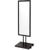 SHOWDOWN Menubord A4 Aluminium, metaal Zwart SCPF8xA4C9005