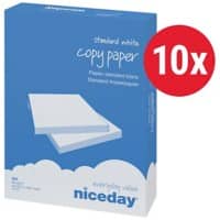 Niceday Copy Kopieerpapier A4 Wit 80 g/m2 Mat 10 pakken à 500 vellen