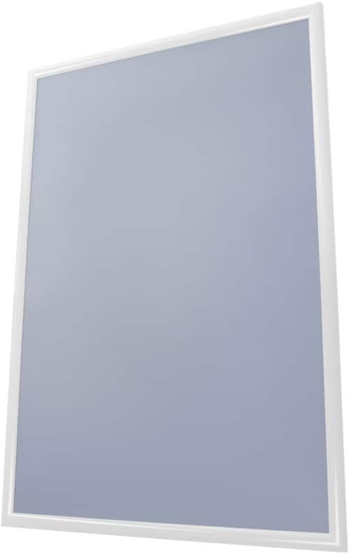 Cadre d’affichage SHOWDOWN A4 En suspension Blanc Aluminium KRA4G25C9003 24,1 (L) x 1,1 (P) x 32,8 (H) cm KRA4G25C9003
