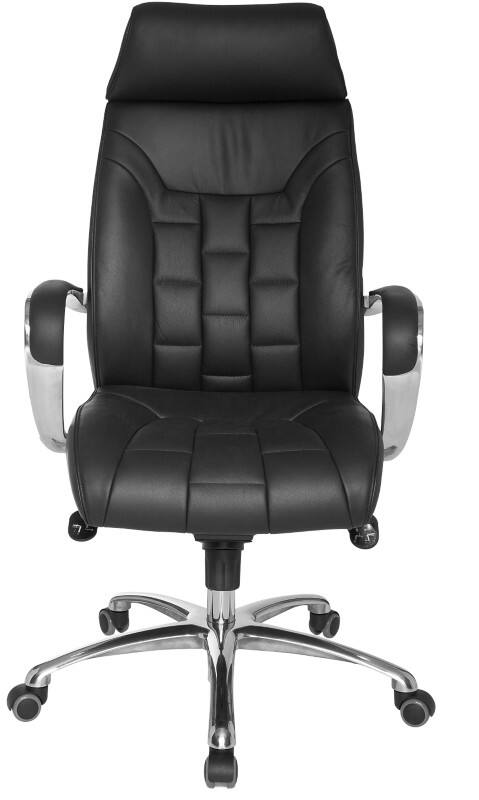 Siège de bureau AMSTYLE Executive Contact permanent Accoudoirs fixes Réglable en hauteur Noir 120 kg SPM1.158, 1280 x 660 x 620 mm