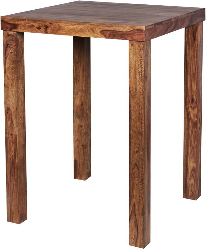 Table WOHNLING WL1.324 Bar Brun Bois massif 80 x 80 x 110 cm