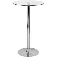 AMSTYLE Bar Tafel SPM3.054 Zilver 60 x 60 x 105 cm