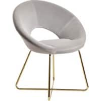 WOHNLING Eetkamerstoel WL6.190 Stof Lichtgrijs