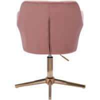 WOHNLING Loungestoel WL6.306 Fluwelen hoes Roze