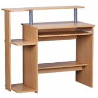 Bureau d’ordinateur WOHNLING WL1.163 Hêtre 94 x 90 x 48,5 cm