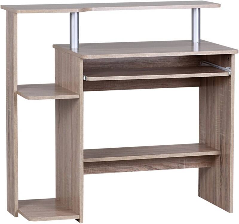 WOHNLING Computertafel WL1.171 Sonoma-eik 94 x 90,5 x 48,5 cm