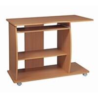 Bureau d’ordinateur WOHNLING WL1.331 Hêtre 90 x 71 x 50 cm