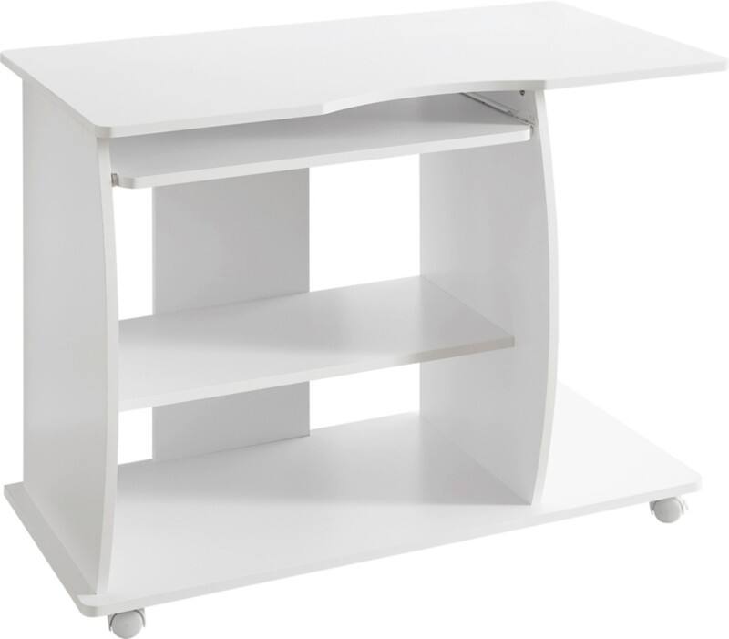 Bureau d’ordinateur WOHNLING WL1.152 Blanc 90 x 71 x 50 cm