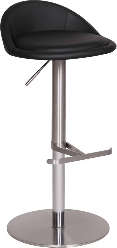 WOHNLING Barkruk WL1.281 Zwart Kunstleer