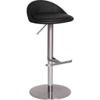 Tabouret de bar WOHNLING WL1.281 Noir Cuir artificiel