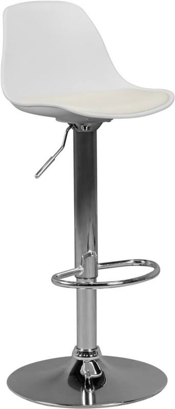 AMSTYLE Barkruk SPM2.002 Wit