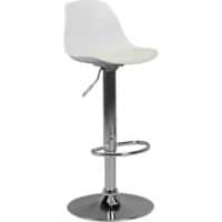 Tabouret de bar AMSTYLE SPM2.002 Blanc