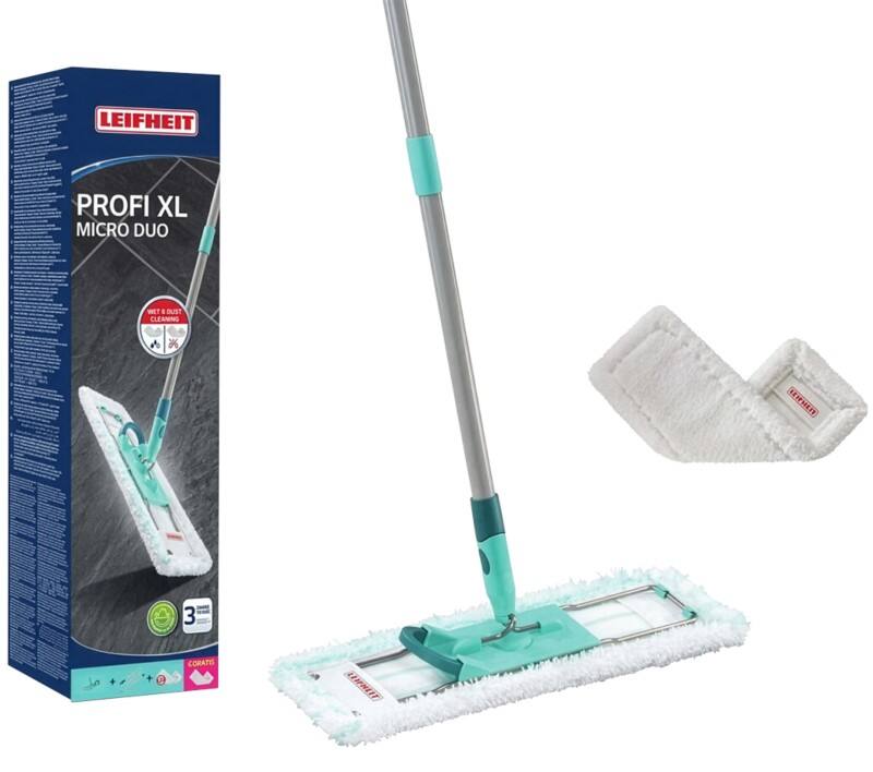 LEIFHEIT Profi XK Micro Duo Mop-starterkit Turkoois 42 cm