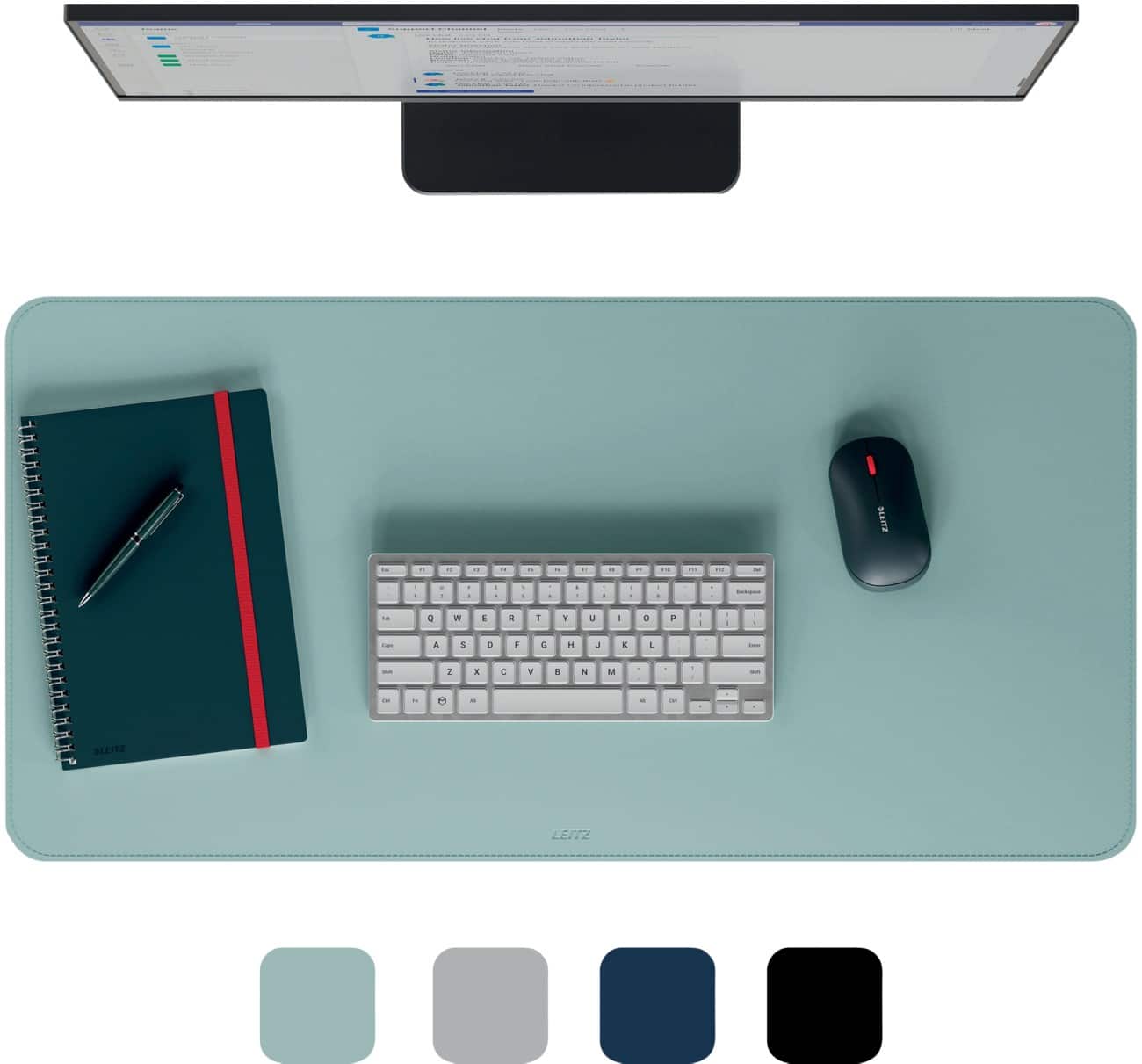 Sous-main Leitz Large 53820051 Menthe 80 x 40 cm PVC (Polychlorure de vinyle) Enroulable