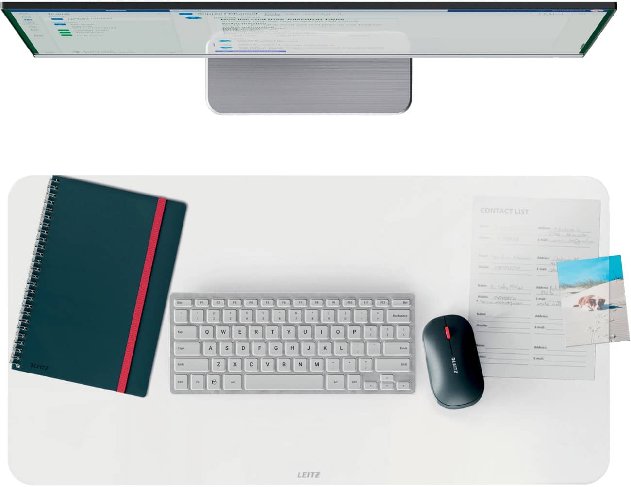 Leitz Groot Bureauonderlegger 53810003 Transparant 70 x 36 cm PVC (Polyvinylchloride)