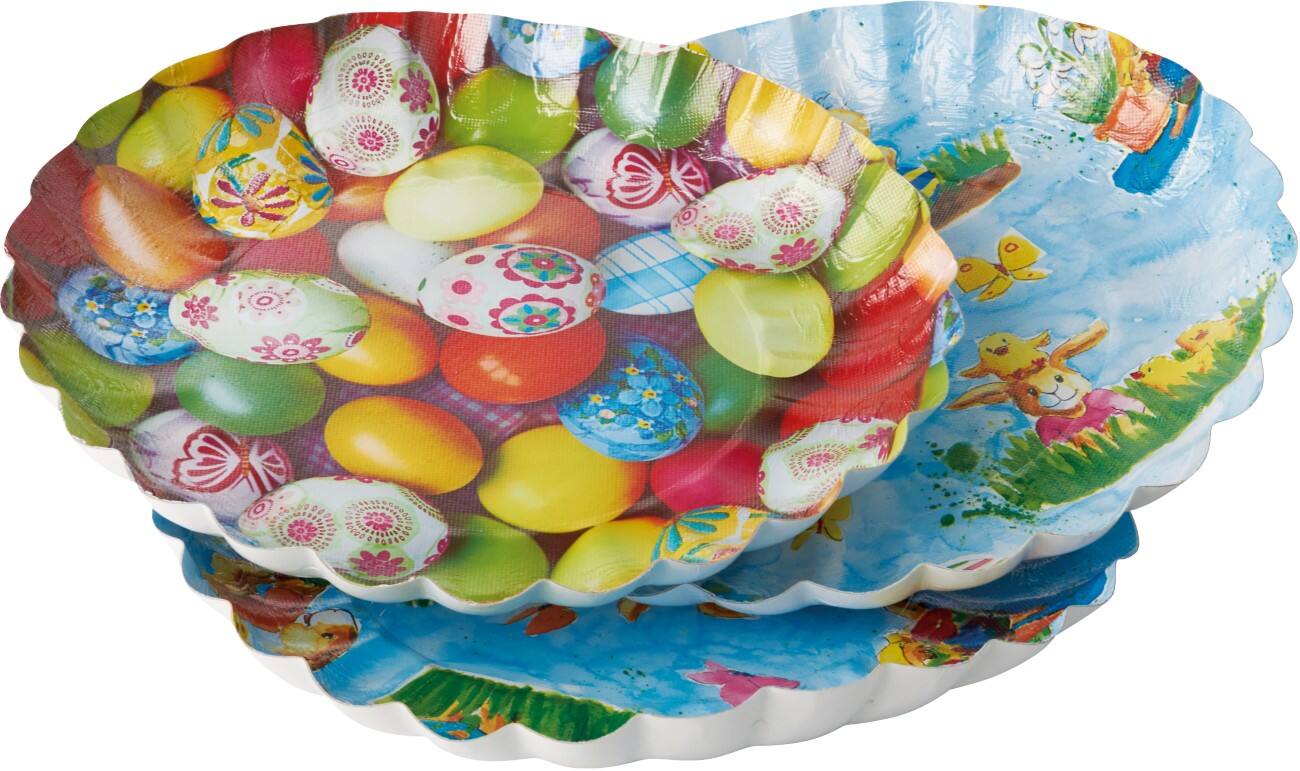 PAPSTAR Wegwerp Eetbord 230 mm Multikleur 3 stuks