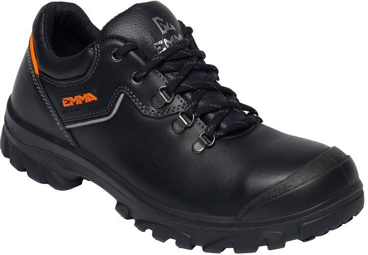 EMMA Leo Veiligheidsschoenen Leer Textuur Zwart 46
