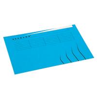Farde pliable Jalema Secolor A4 Bleu Papier 31 x 22 cm bord onglet