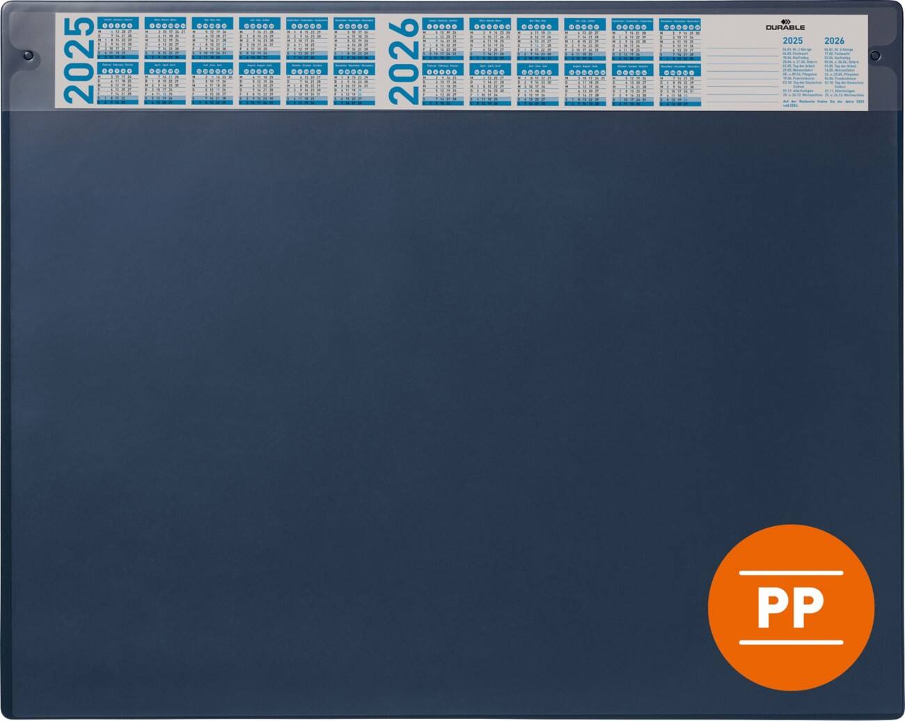 Sous-main DURABLE PP (Polypropylène) Bleu 65 cm