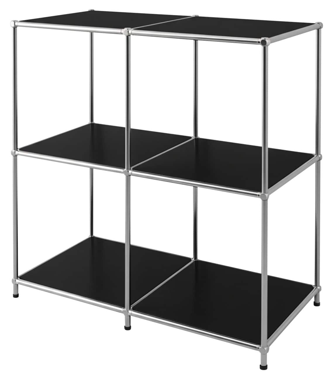 Floordirekt Concept Epure Staal Bijzettafel 780x 400 x 820 mm Zwart