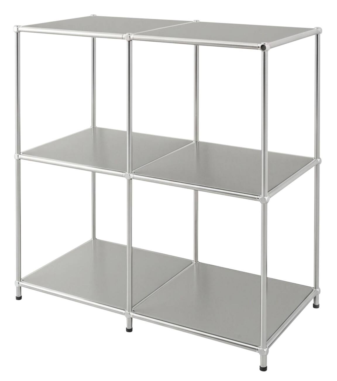 Floordirekt Concept Epure Staal Bijzettafel 780 x 400 x 820 mm Grijs