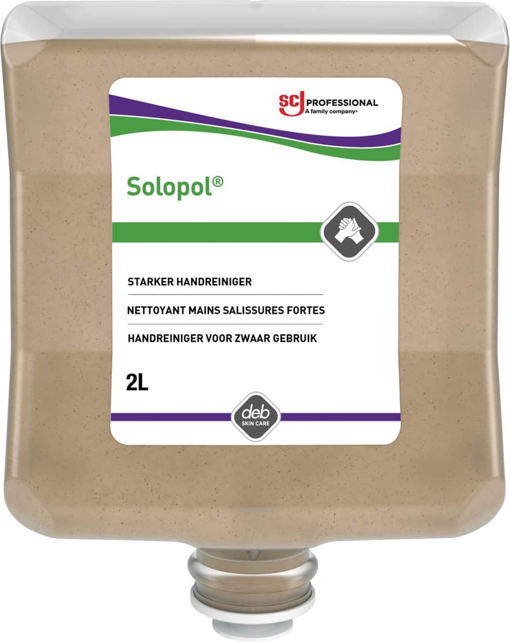 Nettoyant puissant pour les mains Solopol Légèrement parfumé Crème SOL2LT 2 L