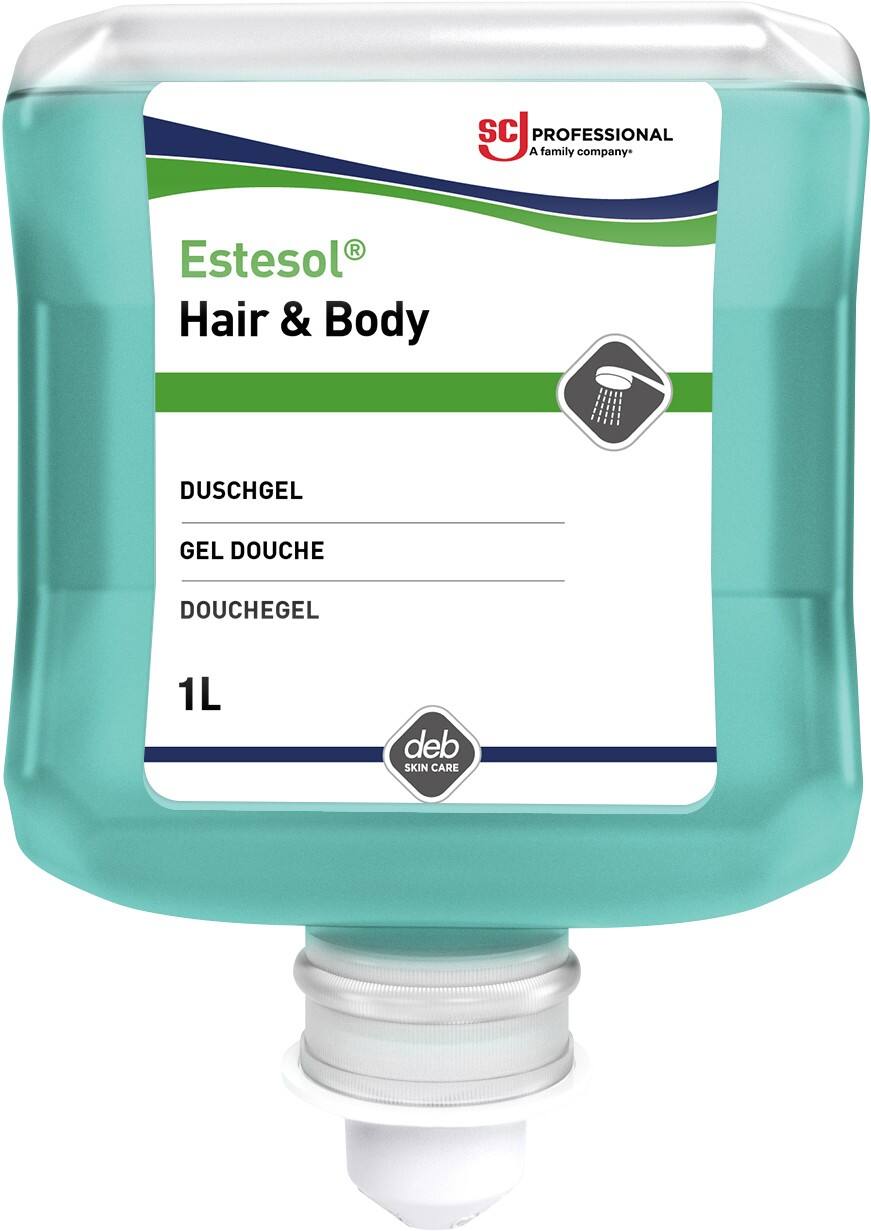Estesol Douchegel Niet antibacterieel Licht geparfumeerd Groen HAB1L 1 L