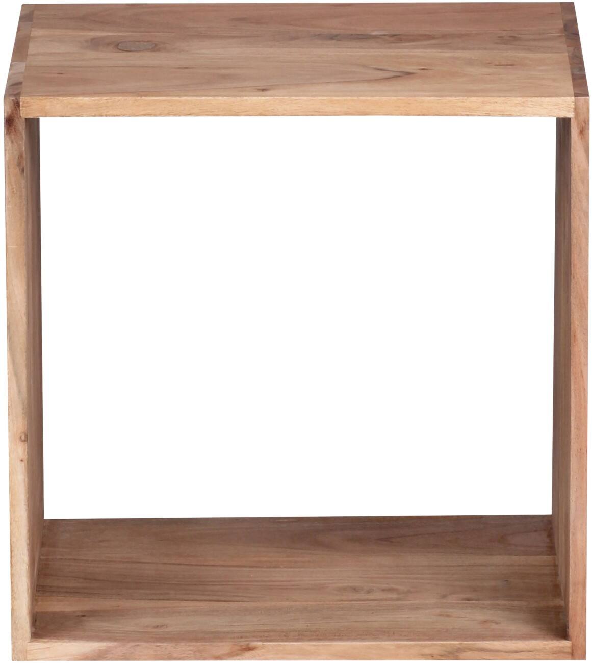 WOHNLING Acaciahout Legbord 1 435 x 330 x 435 mm Bruin Acacia