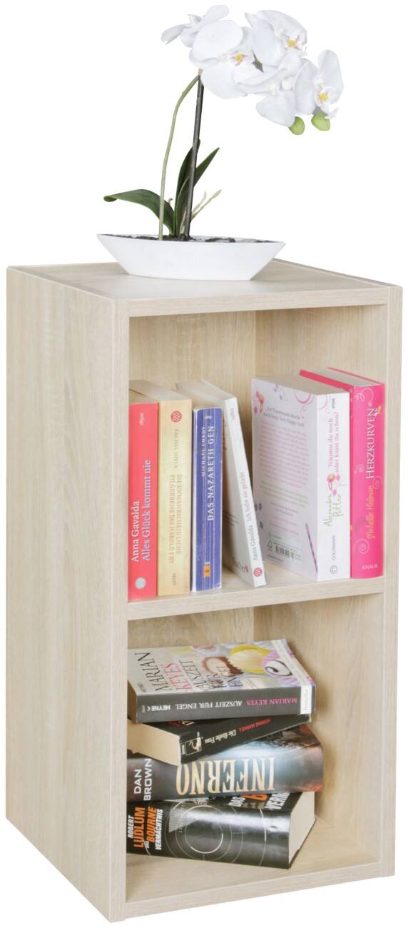 Étagère WOHNLING Aggloméré 2 étagères 300 x 300 x 600 mm Blanc