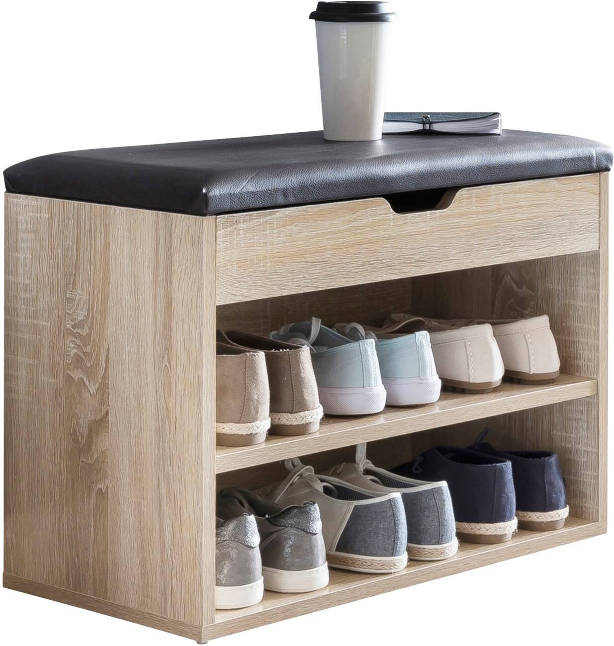 Étagère à chaussures WOHNLING Brun