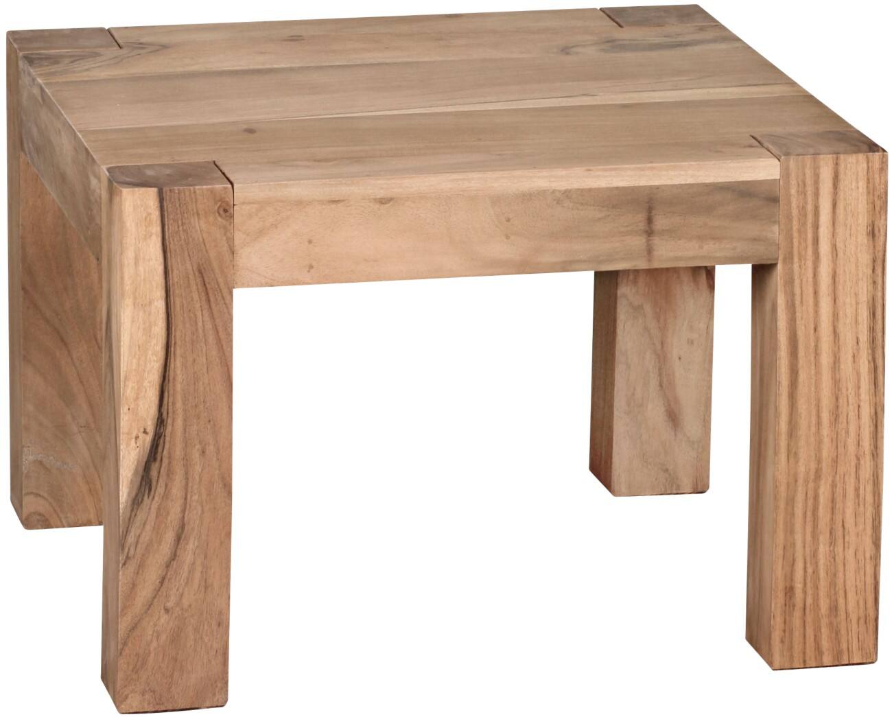 WOHNLING Koffietafel Bruin 600 x 600 x 400 mm