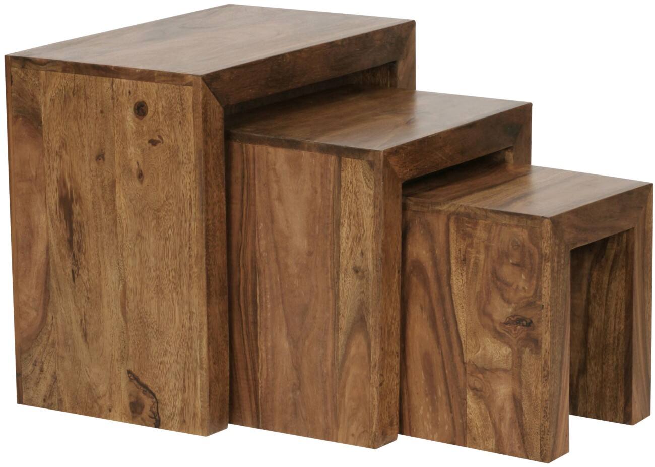 WOHNLING Koffietafel Bruin 500 x 300 x 450 mm