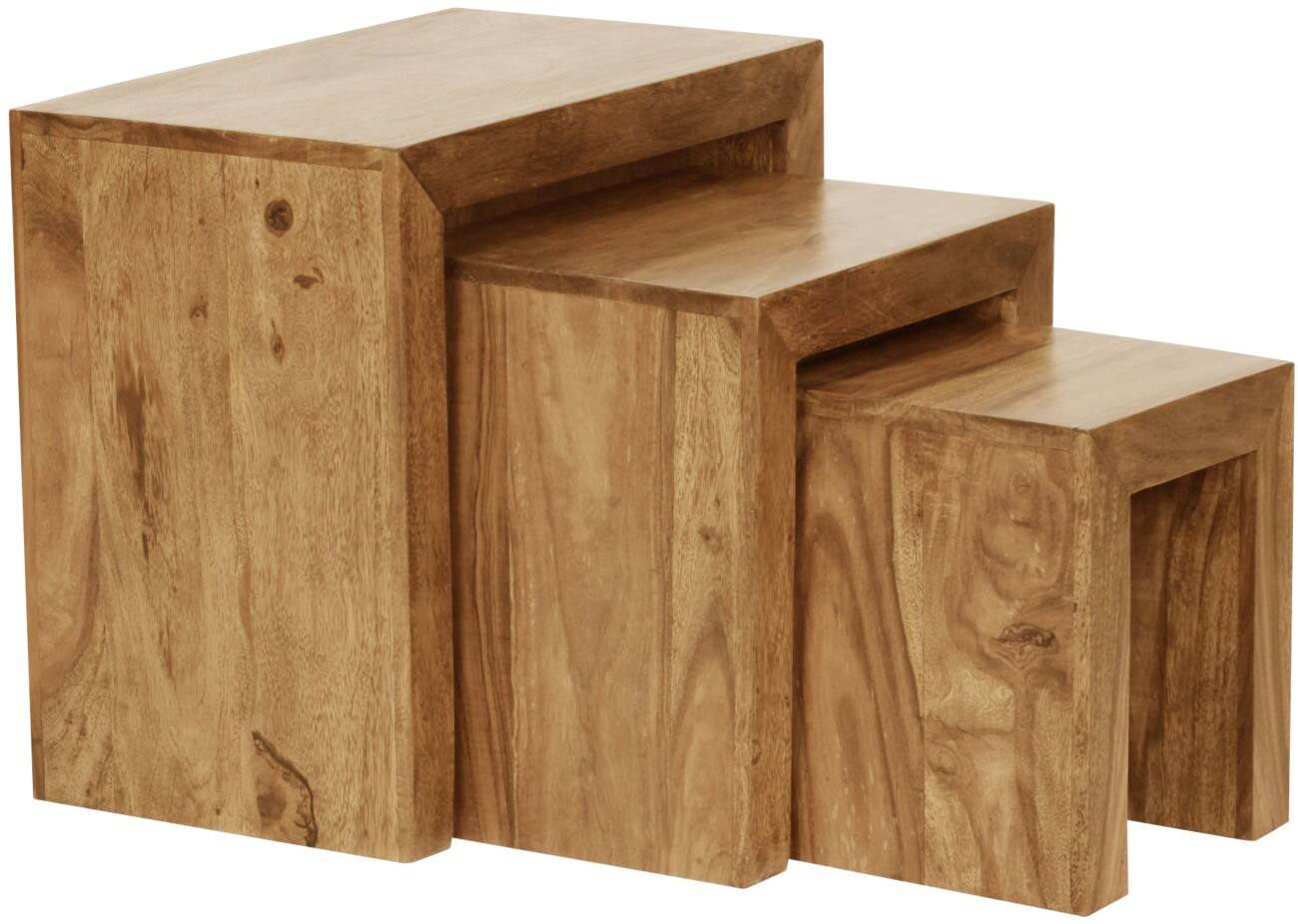 WOHNLING Koffietafel Bruin 500 x 300 x 450 mm