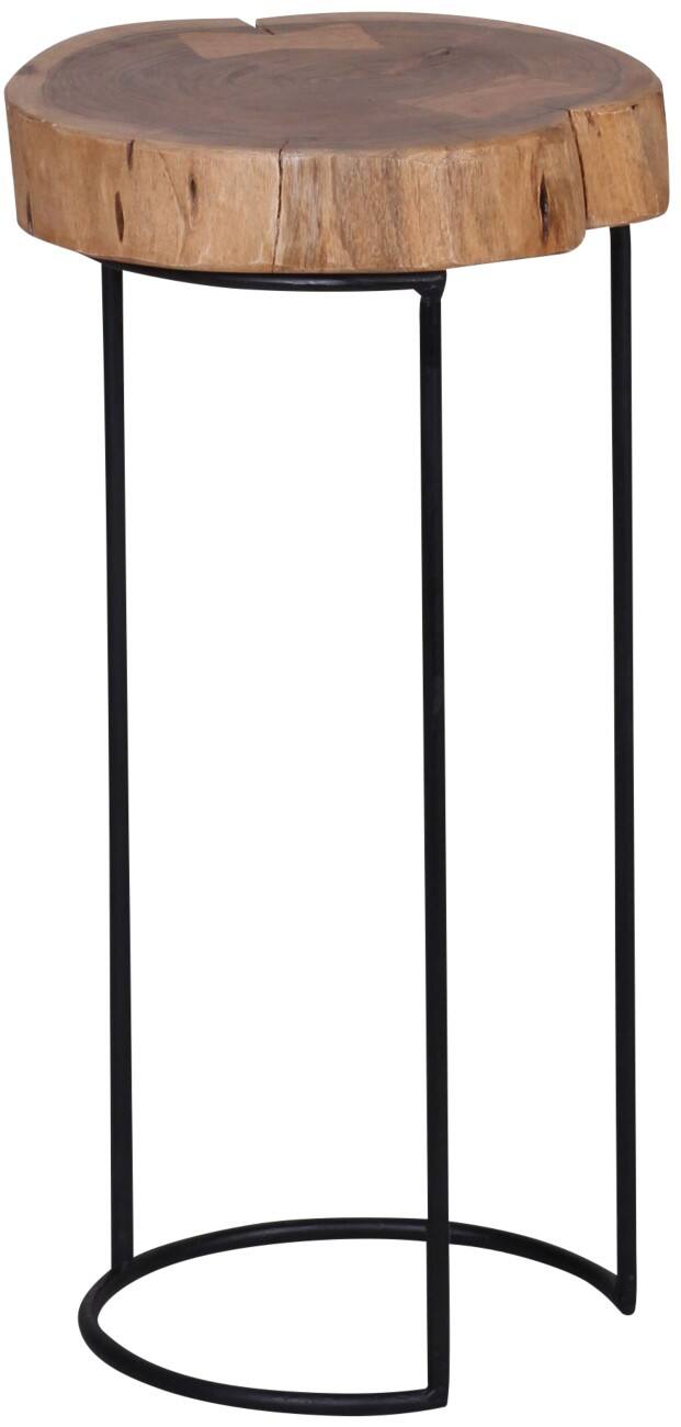 WOHNLING Bijzettafel Bruin 280 x 280 x 550 mm