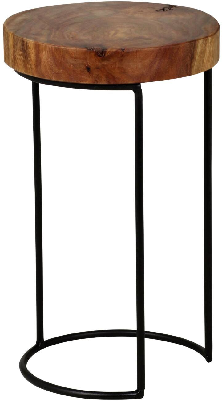 WOHNLING Bijzettafel Bruin 280 x 280 x 450 mm